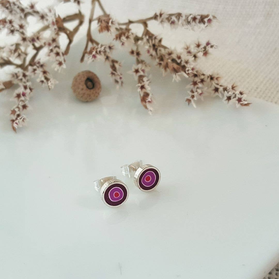 PASTACUITA - Wholesale Stud/Post Earrings - Small round everyday earrings. Handmade with polymerclay8