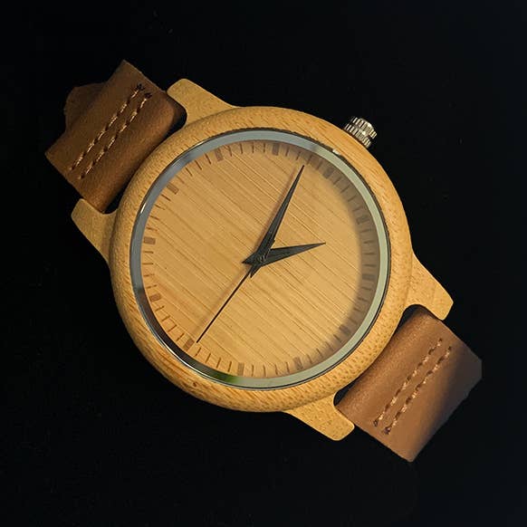 Lay3rD - Vendita all'ingrosso Orologio da polso - Uomo - Lay3rD Lasercut - Orologio in legno di bambù da uomo0