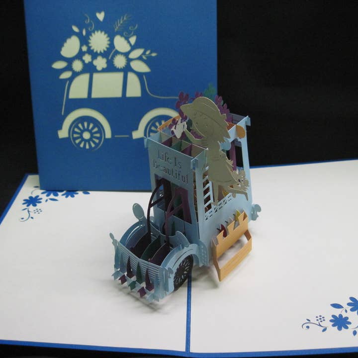 Kærlighed i en bil for engroshandel hos Poppin Cards and Gifts