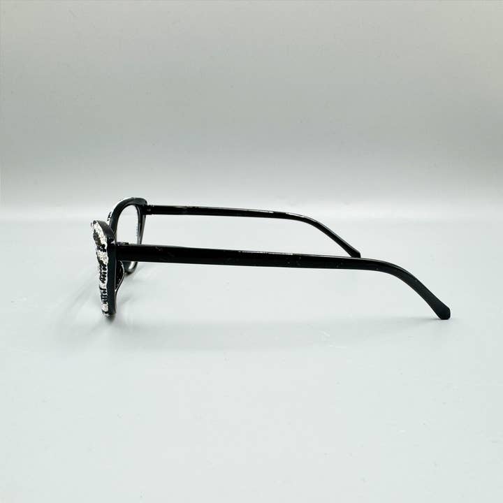 Ole - Wholesale Eyeglasses - Women's - Handmade Zebra Printed Rhinestone Readers Eyeglasses