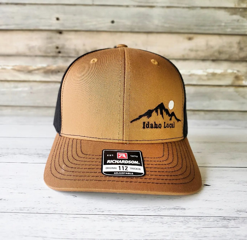 Mad River - Wholesale Trucker Hat - Unisex - "Moon Mtn" Cap with Custom Text, Side Panel  Richardson 1121
