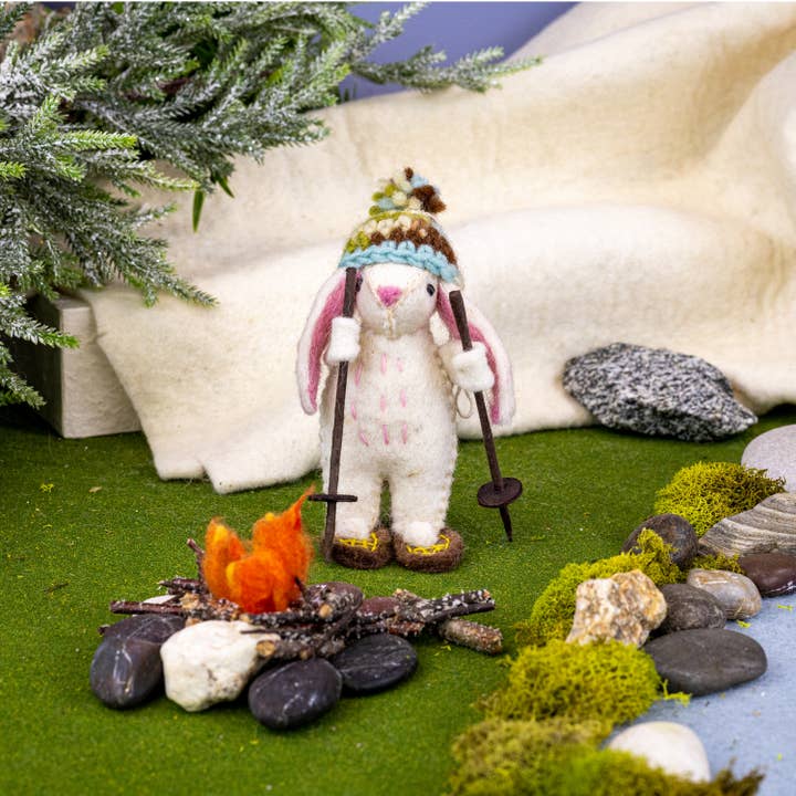 dZi Handmade - Wholesale Ornament - Camp Bunny Ornament1