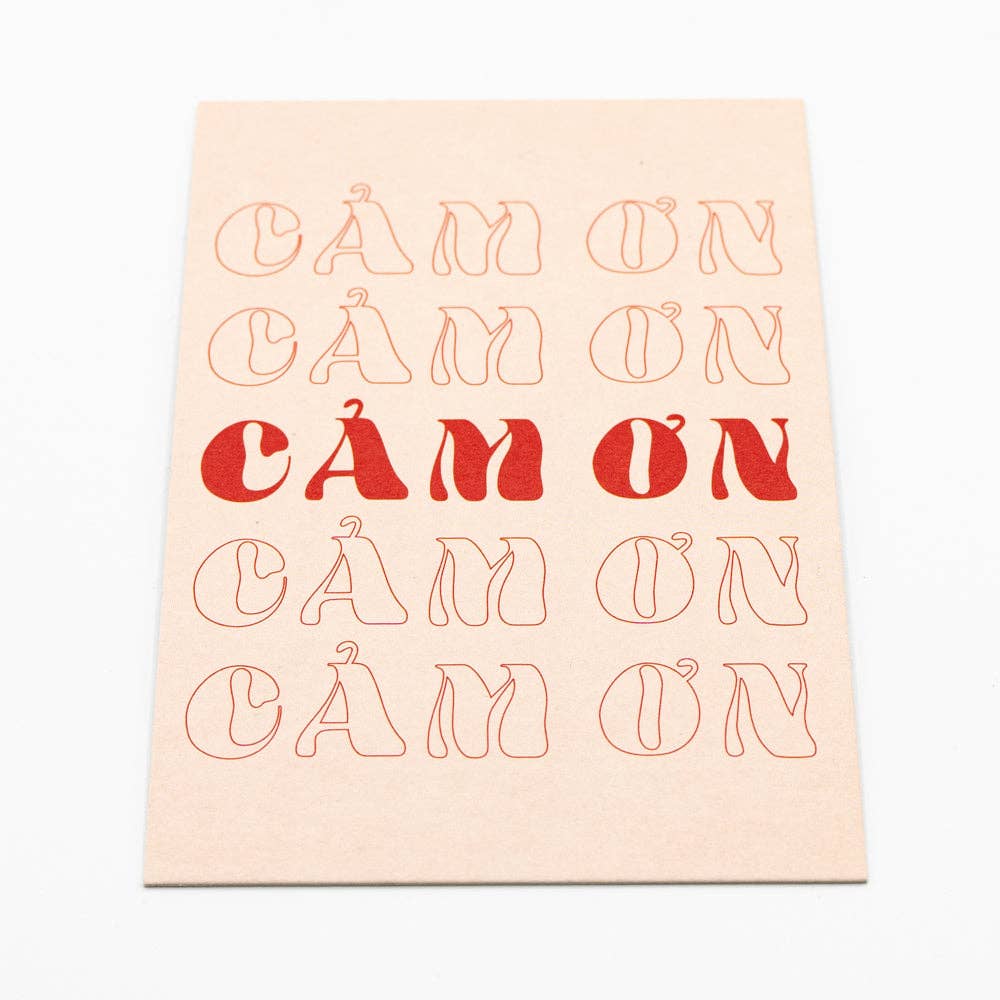 reisundpapier - Wholesale Postcard - Postcard Vietnamese Thank you "cam on"0