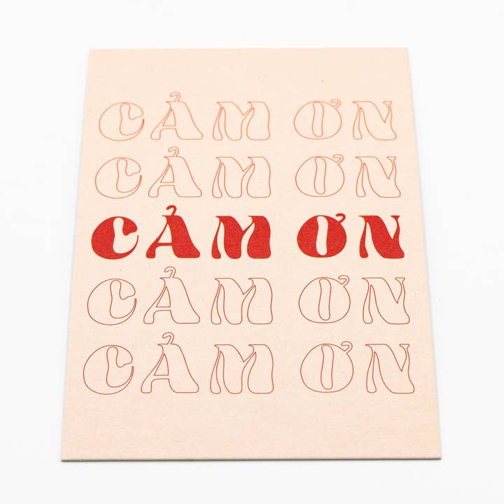 reisundpapier – wholesale Postcard – Postcard Vietnamese Thank you "cam on"0