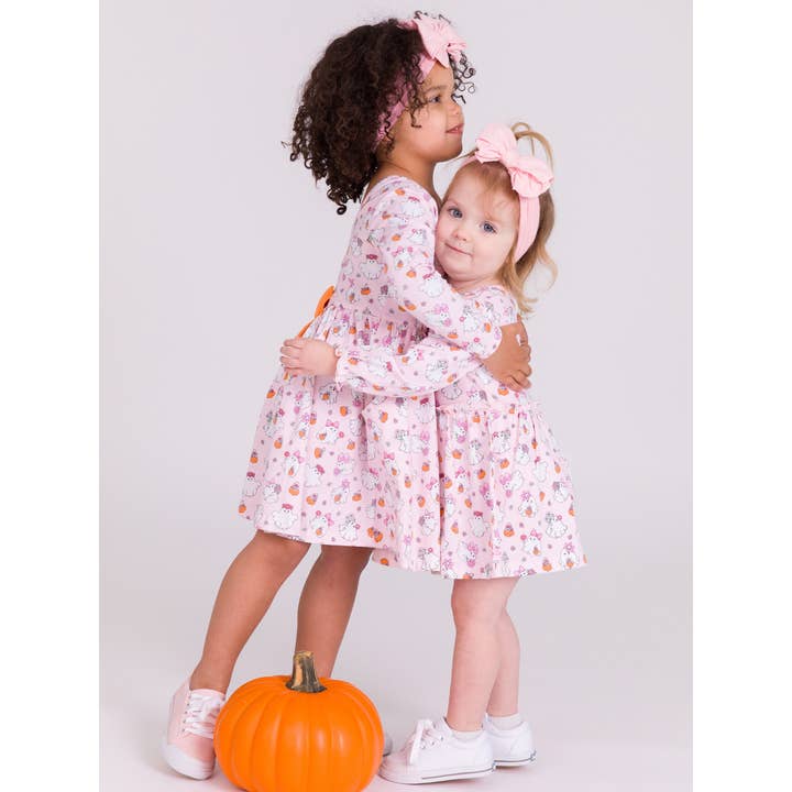 Girls Light Pink Big Bow Headband for wholesale on Faire