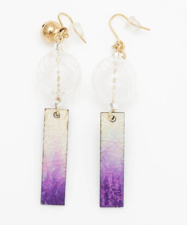 Ametsuchi by Amina Collection - Wholesale Dangle Earrings - FURIN Wind Chime Earrings0