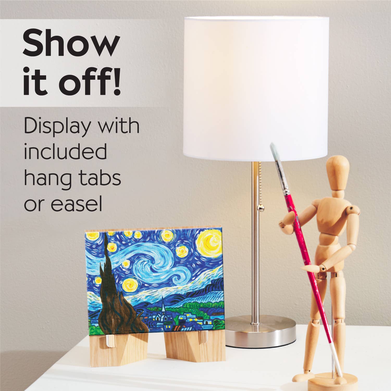 Faber-Castell / Creativity for Kids - Wholesale DIY Craft Kit - Kids - Paint by Number Museum Series - The Starry Night4