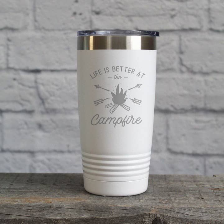 Katie & Company - Wholesale Insulated Mug/Tumbler - Life Is Better at the Campfire Mug Tumbler3