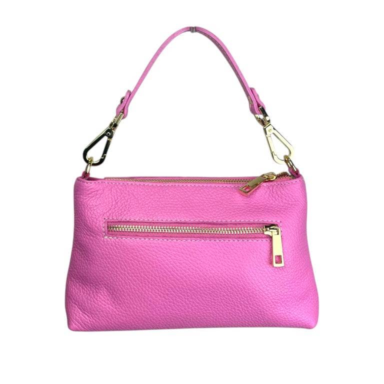 Chenson & Gorett - Wholesale Top Handle Bag - Women's - Leather Handbag with Shoulder Strap and Decorative Front14