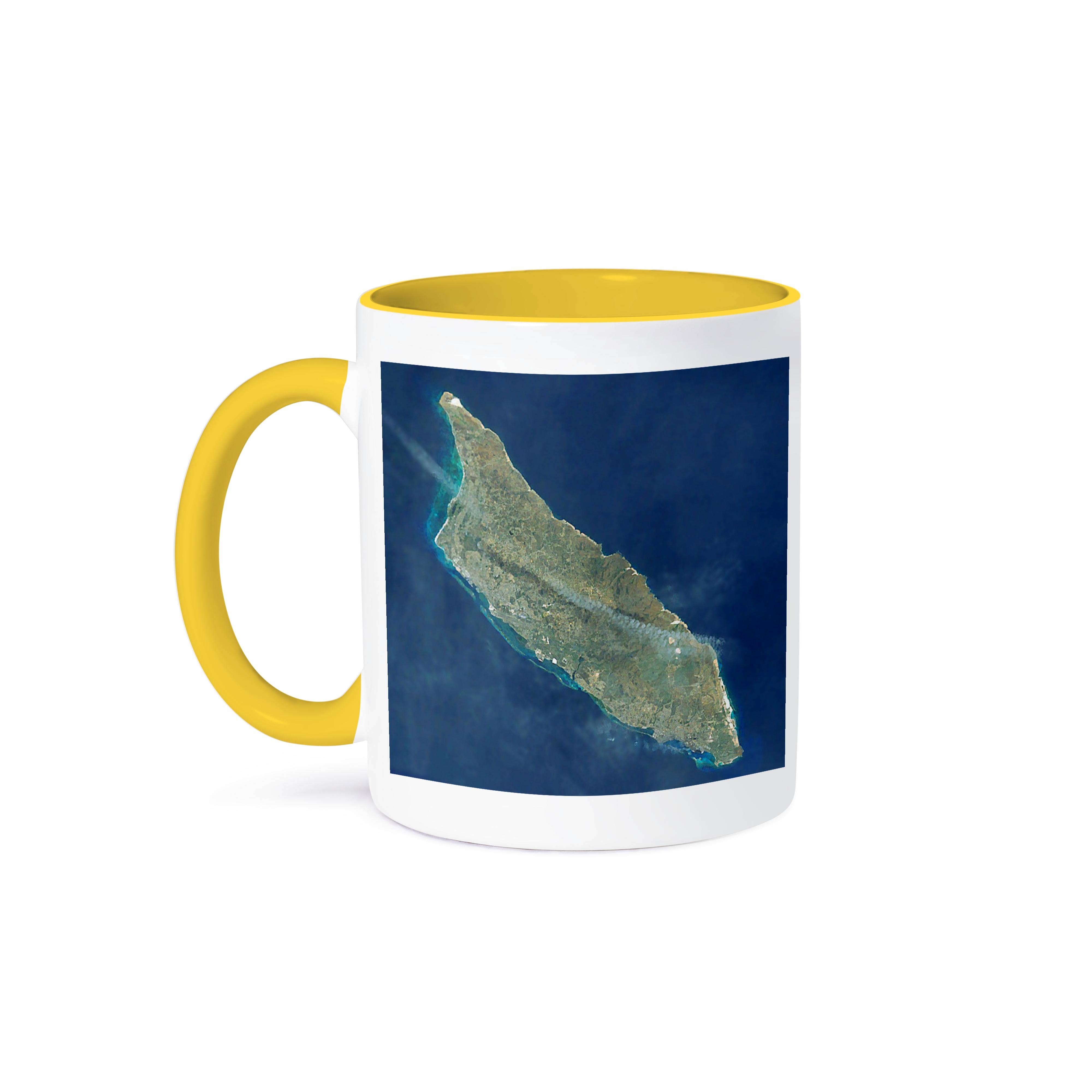 3dRose - Wholesale Coffee Mug - 3dRose, Print of Aerial view Of Aruba, Mug0