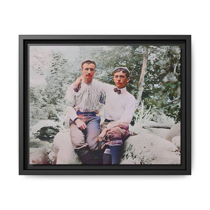 paire 074 | Framed Vintage Photo - Matte Canvas for wholesale by Walt & Pete