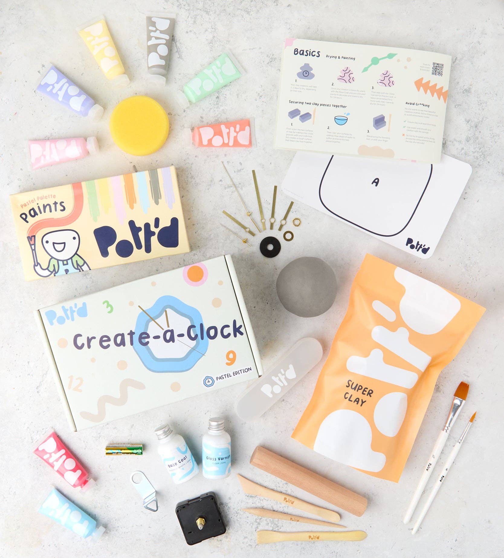 Pott'd - Wholesale DIY Craft Kit - Create-a-Clock6