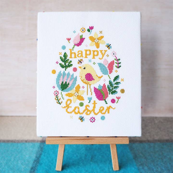 Easter Blooms - Cross Stitch Kit for wholesale by Caterpillar Cross Stitch