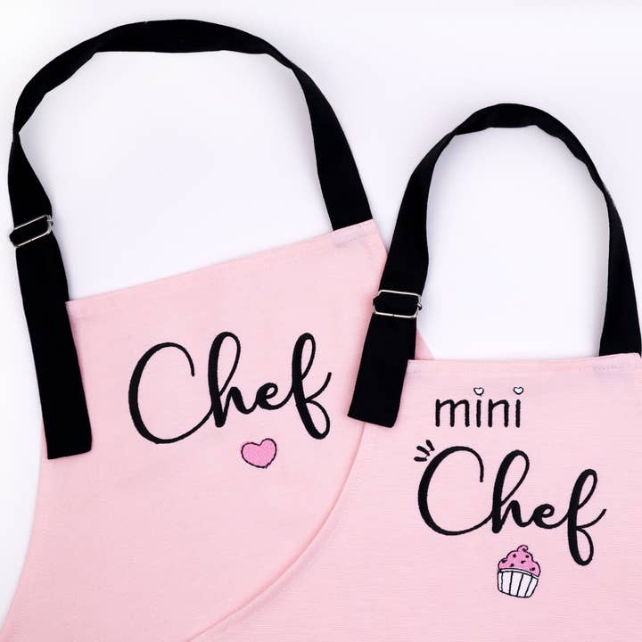 RomeoShop - Wholesale Apron - Family Matching Aprons Mommy and Me Baking Cooking Kid Adult