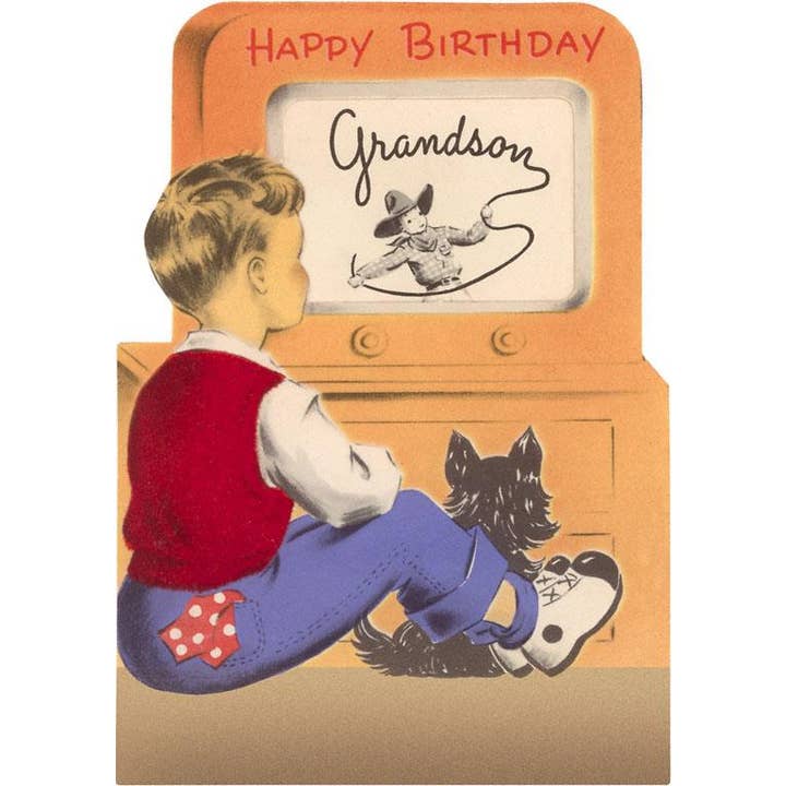 Found Image Press - Wholesale Sticker - Sticker HB-179 Happy Birthday Grandson