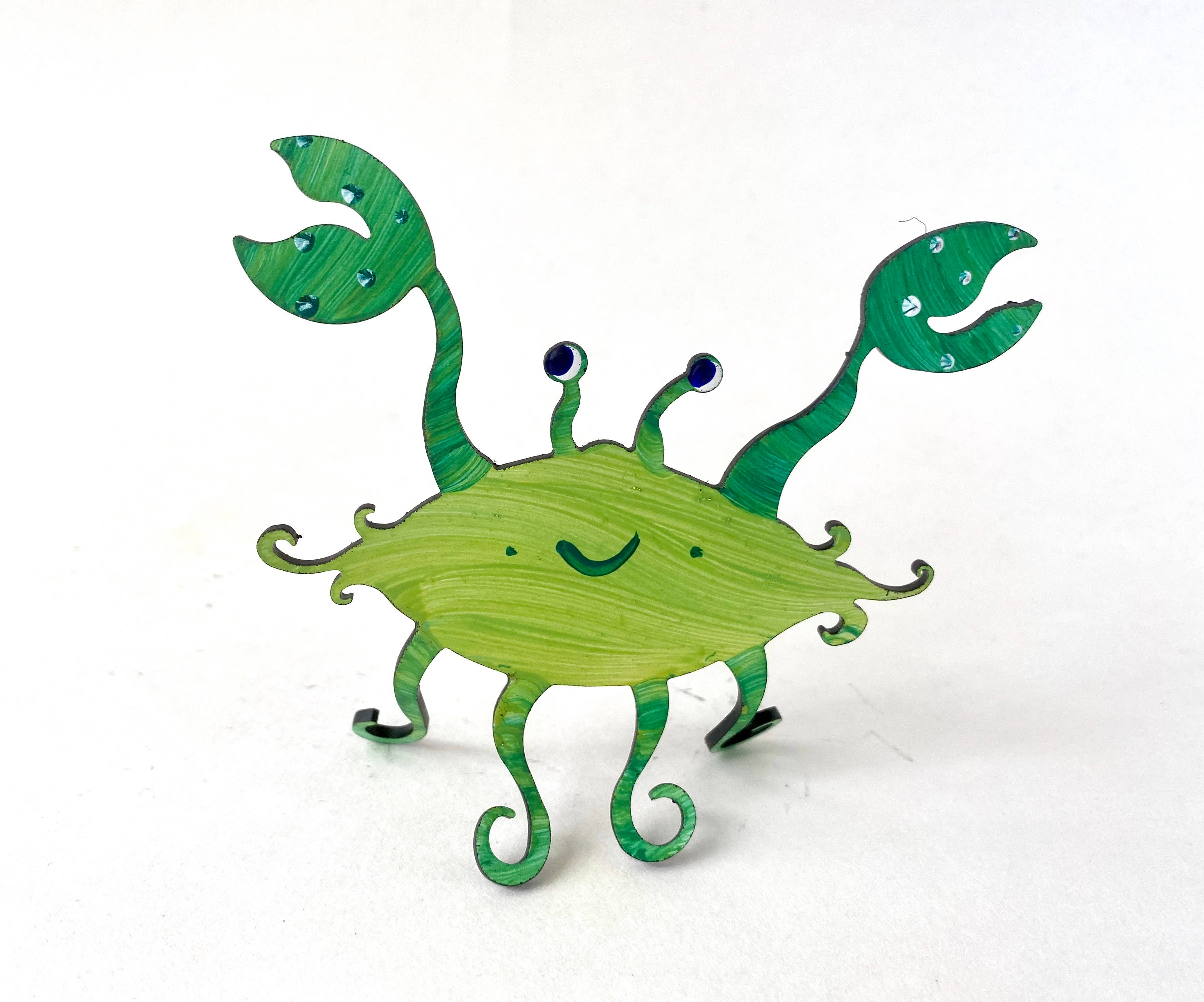 Octopus Adventure by Rebecca Duffy Bush - Wholesale Sculpture - Crab Sculpture - Hand Painted -Small & Medium - Photo Holder9