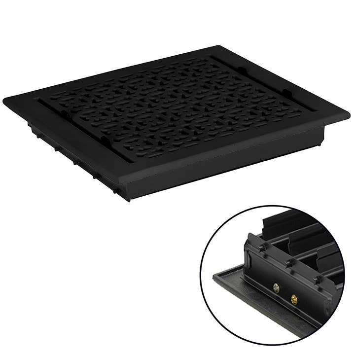 10"x14" AIR SUPPLY Vent with Detachable Steel Louver for wholesale by Registers and Hardware Hub Inc.