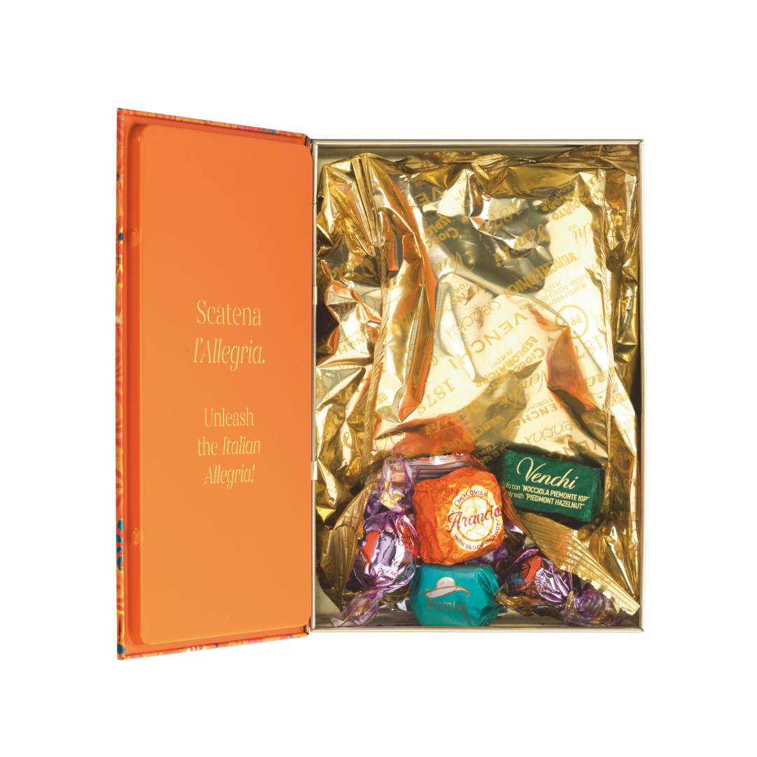 Venchi - Wholesale Chocolate Box - Murrine Large Book Box - Assorted Gourmet Italian Chocolate2