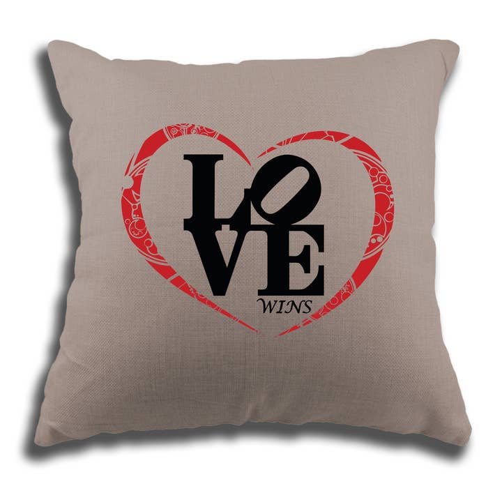Love Wins Kissenbezug für den Großhandel von Meeplings | Handmade in Berlin