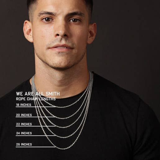 We Are All Smith - Wholesale Jewelry - Men's - Waterproof Stainless Steel Ring Necklace for men4