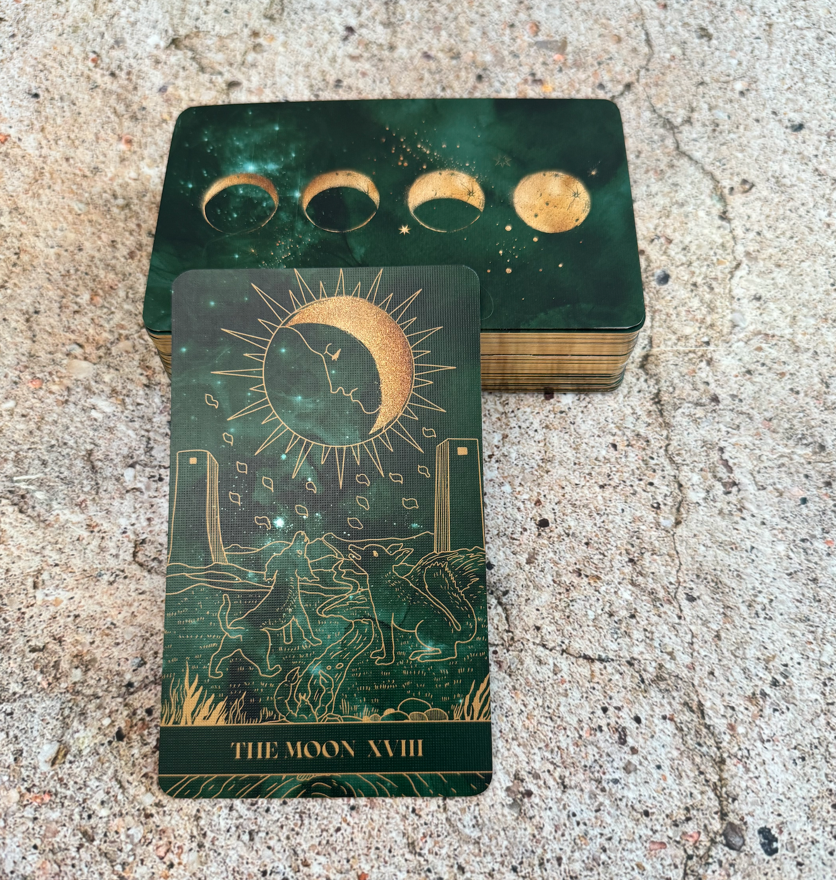 NOLA JAMES - Wholesale Tarot Cards - Emerald Moonlight Tarot Cards- Based on Rider Waite Tarot3
