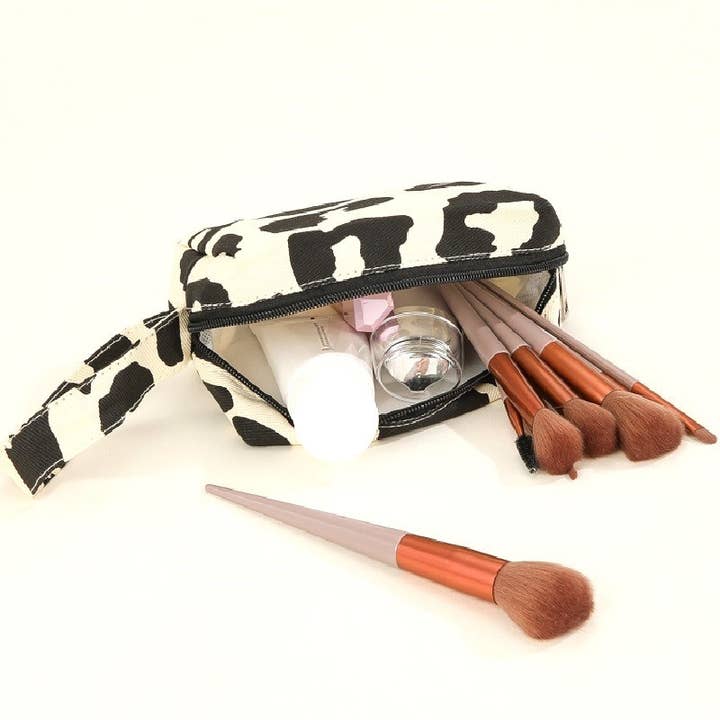 42POPS - Wholesale Makeup/Cosmetic Bag - ,,.....SI-26716 Leopard Print Cosmetic Makeup Travel Bag