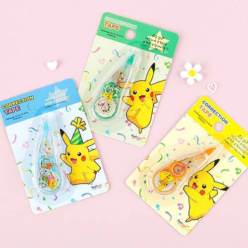 K-Wonderland - Wholesale Tape - Pokémon Happy Party Correction Tape1
