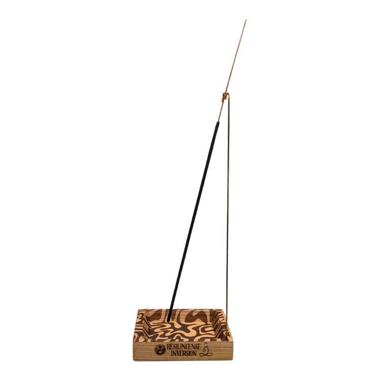 ResilScents WholeSale - Wholesale Incense holder - Inversion Ash Catcher – Crafted Wood & Brass Incense Stand24