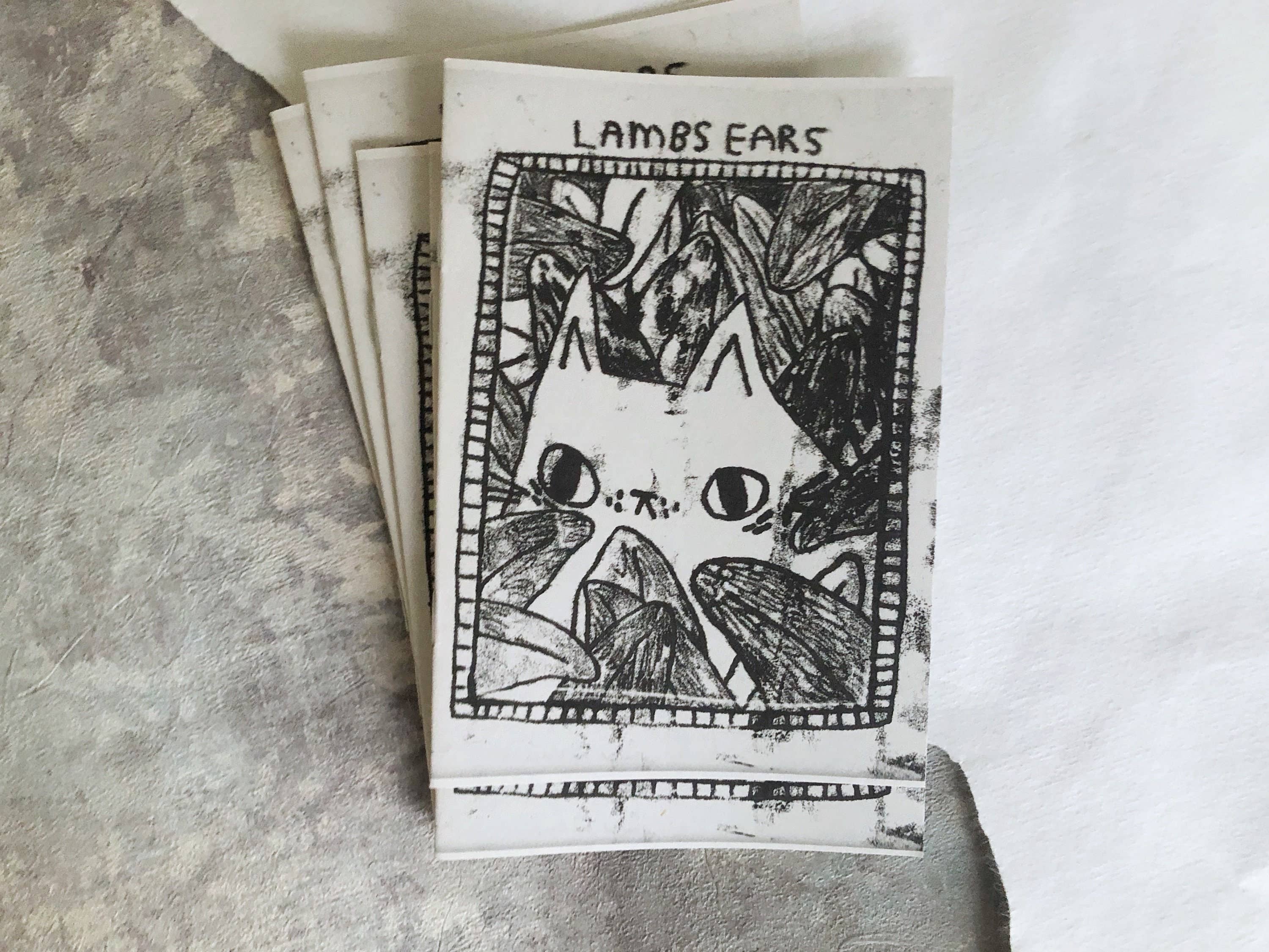 I LIKE CATS – Großhandel Comicroman – Mini-Zine 'Lämmelohren' aus Monodrucken4