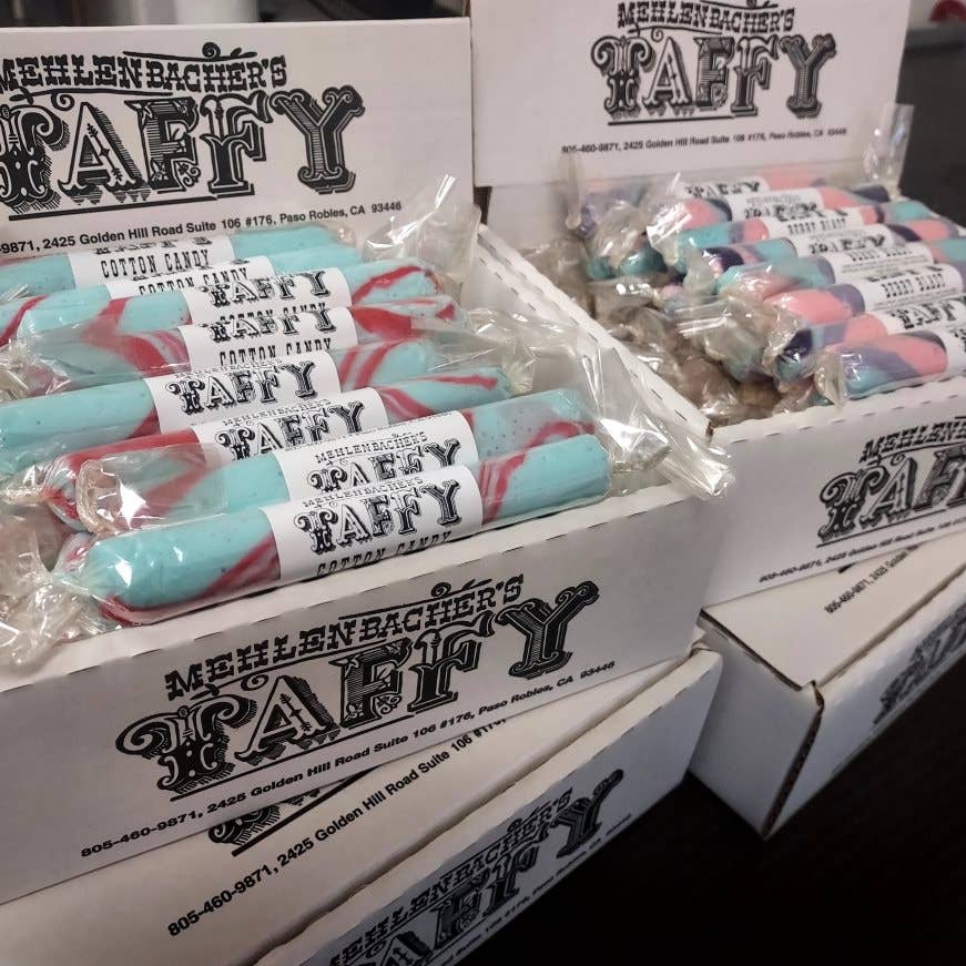 Mehlenbacher's Taffy - Wholesale Cotton Candy - Cotton candy & Berry Blast0