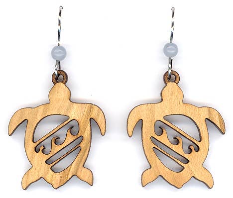 Woodcutts Inc. - Venta al por mayor Pendientes colgantes - Pendiente Tortuga0