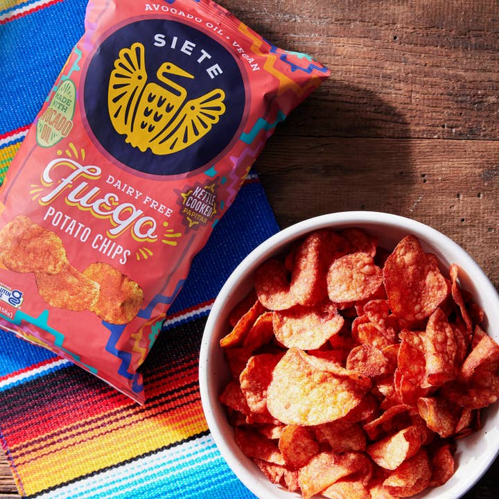 Siete Foods - Wholesale Chips - Fuego Kettle Cooked Potato Chips 5.5oz - 24 bags1