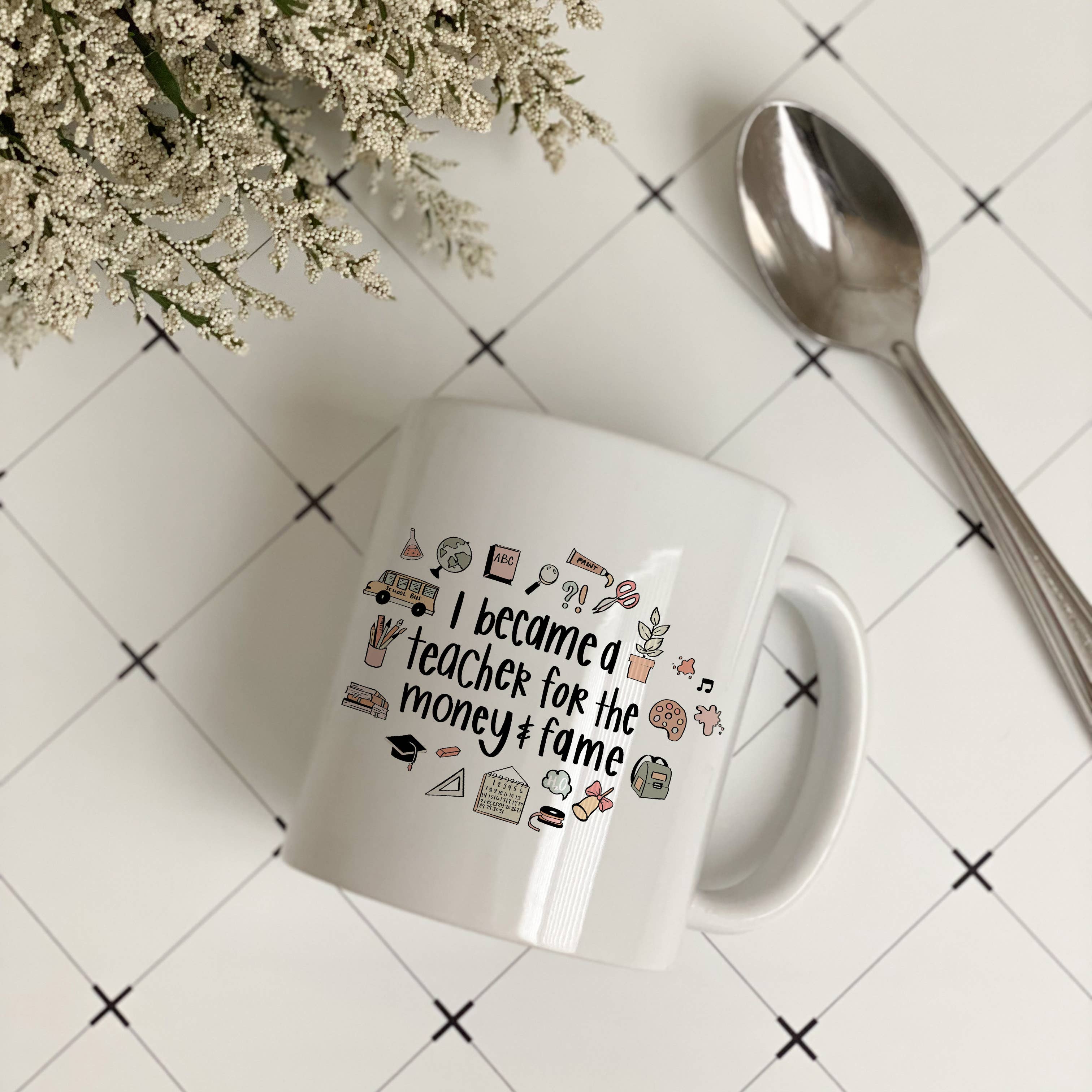 swaygirls - Vente Tasse à café - Mug à café pour enseignant | Cadeau professeur | Cadeaux drôles pour enseignants10