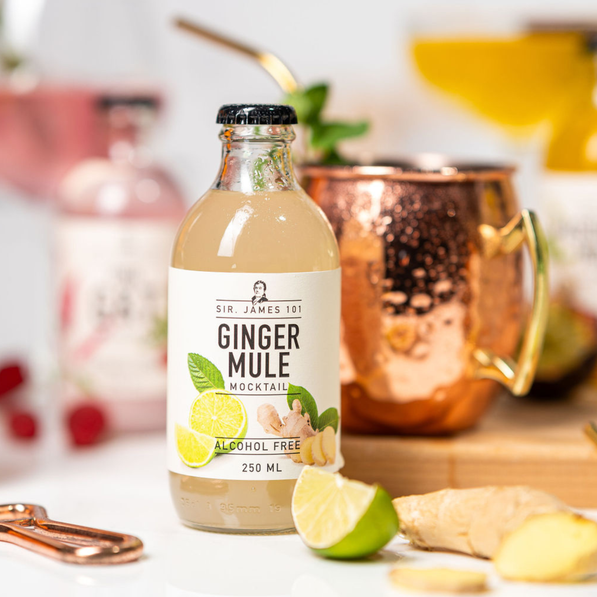 Better Rhodes - Wholesale Non-Alcoholic Aperitif/Mocktail - Sir. James 101 Ginger Mule | 4-pack1