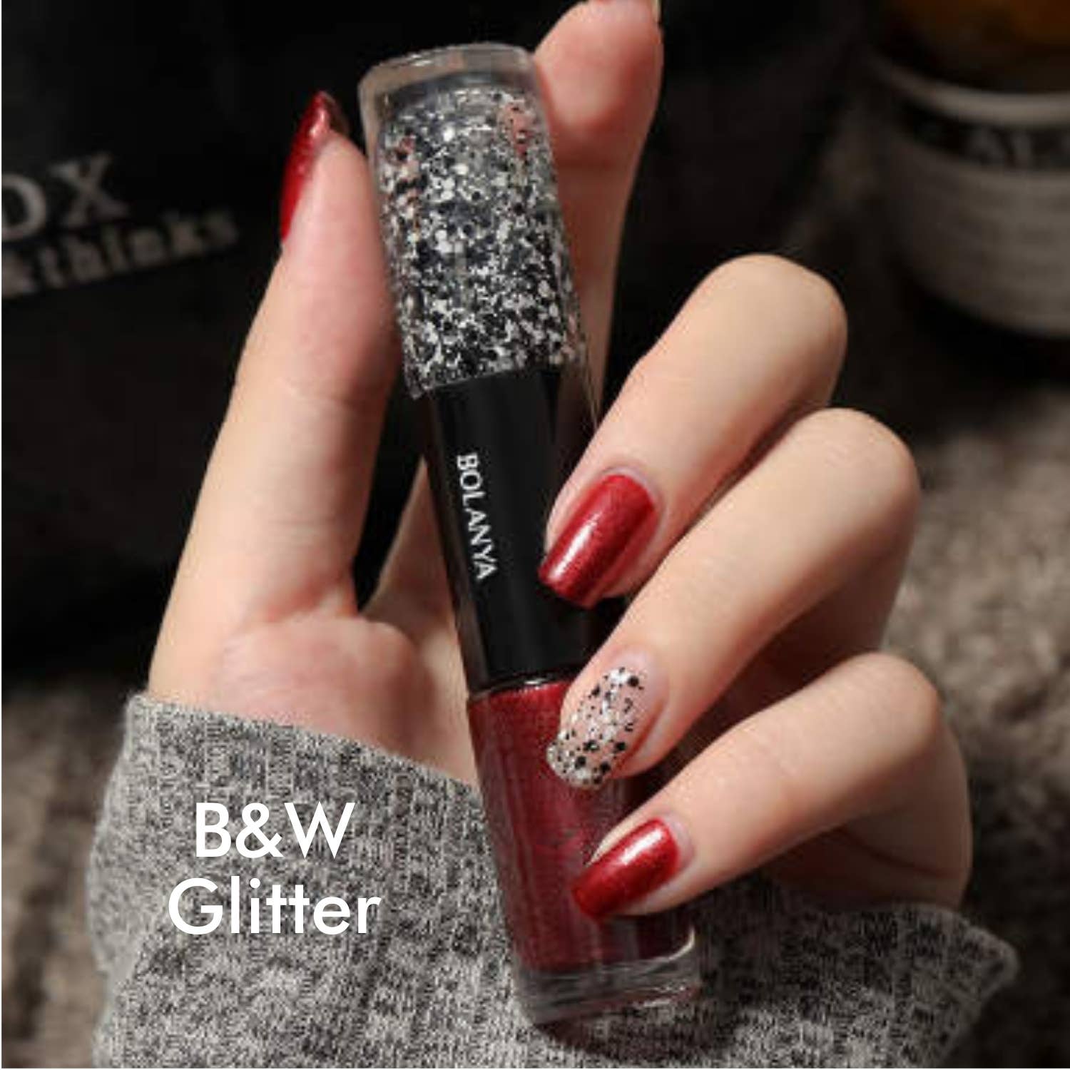 Tiny Gift Society – wholesale Nagellack – Dubbel nagellack - Trendiga färger, Glitter Polish Gift1