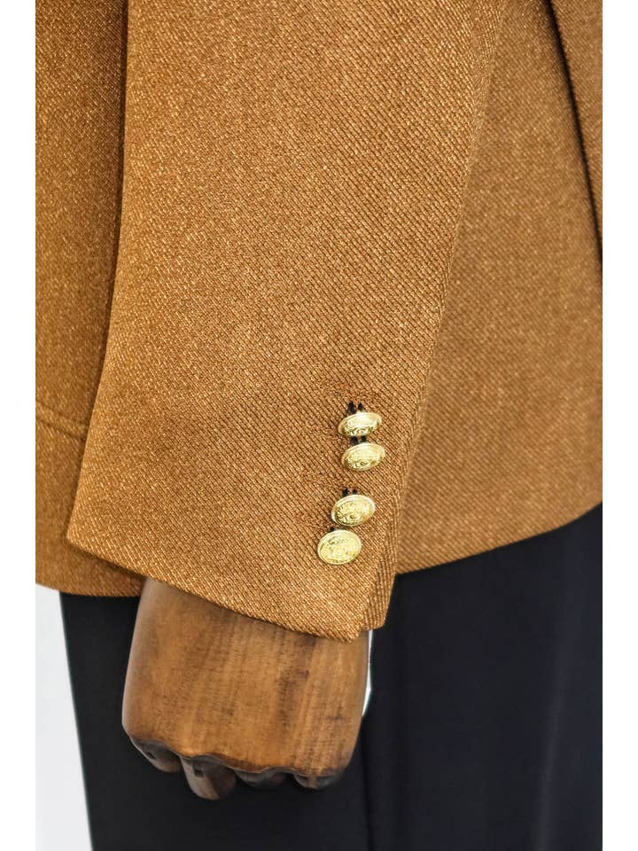 Bronceado Chazer Tawny Tawny con doble botonadura para hombre - Wessi de venta al por mayor en Faire6