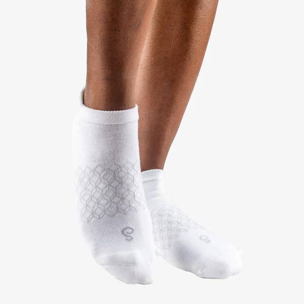 Organic Cotton Trainer Socks | White | by hipSwan UK for wholesale by hipSwan