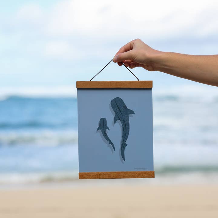 Impressão 'Whale Shark' por atacado de The Salty Blonde