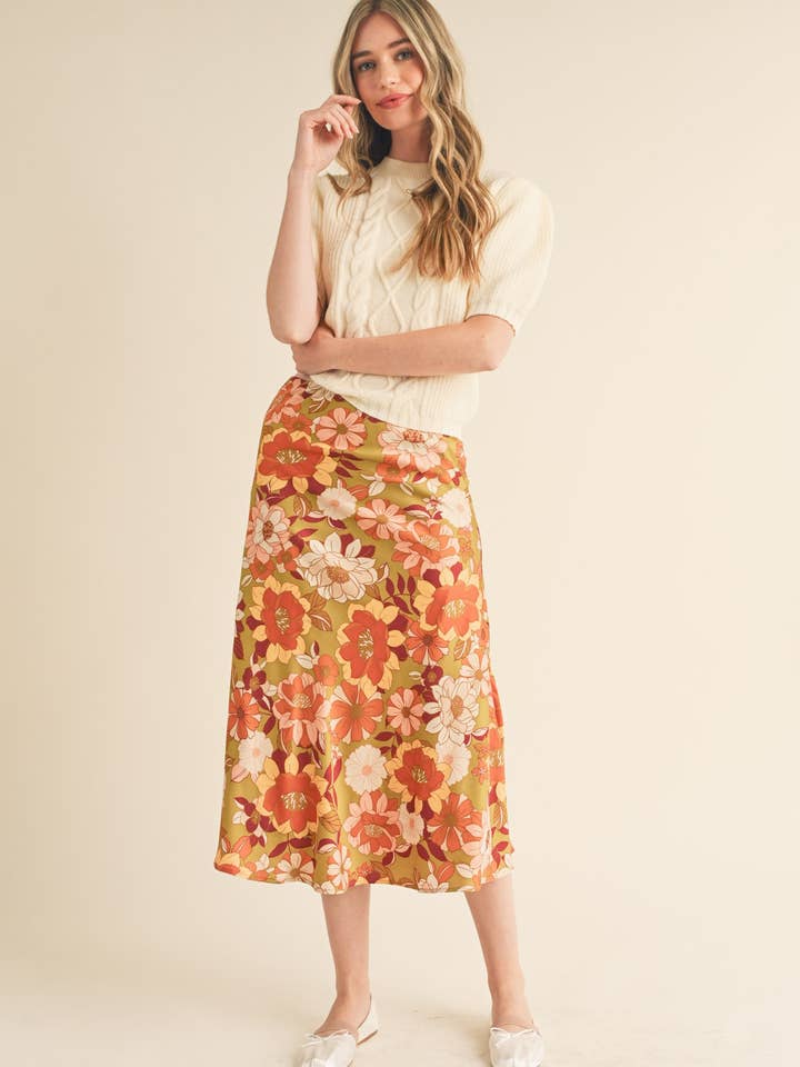 &MERCI - Wholesale Knit Sweater - Women's - CABLE KNIT SHORT PUFF SLEEVE SWEATER MSW1040110