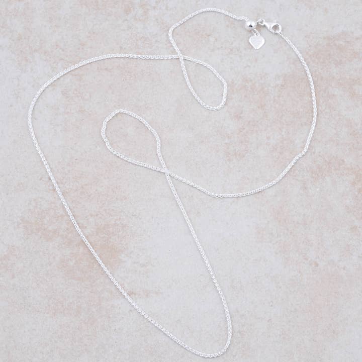 Holly Lane Christian Jewelry – wholesale Link & chain necklace – Adjustable Wheat Chain7