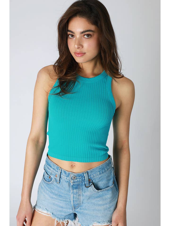 NIKIBIKI - Wholesale Tank Top - Women's - NS8325 - Wide Ribbed Tank Top