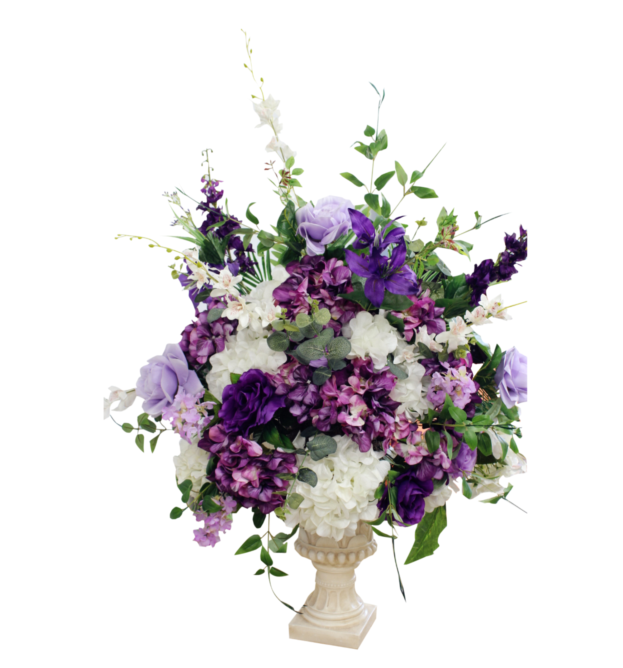 Angel Isabella - Venta al por mayor Flores artificiales - Hortensia artificial de 22 pulgadas, flor de 7 pulgadas3