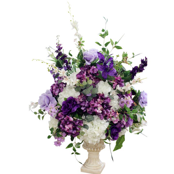 Angel Isabella - Venta al por mayor Flores artificiales - Hortensia artificial de 22 pulgadas, flor de 7 pulgadas3