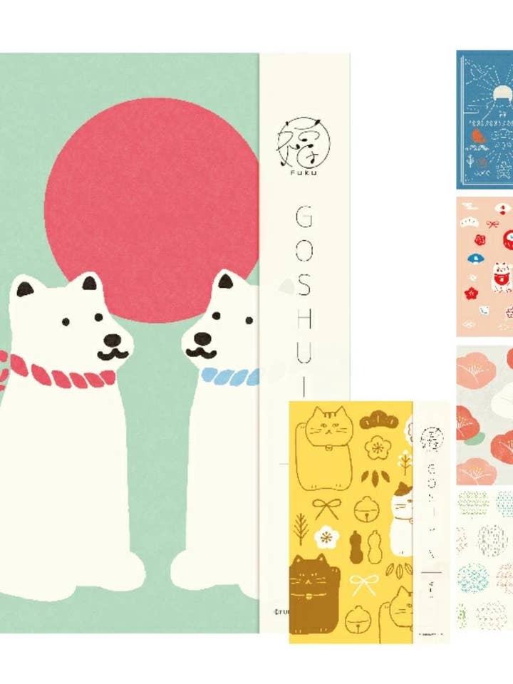 Japanese Goshuincho Accordion Mino Washi Stamp Book for wholesale by 「FUNJI」In Japan