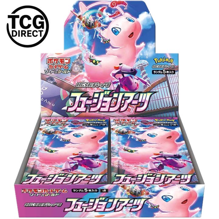 Exibir 30 boosters Pokémon Fusion Arts S8 Japonês por atacado de TCGDIRECT