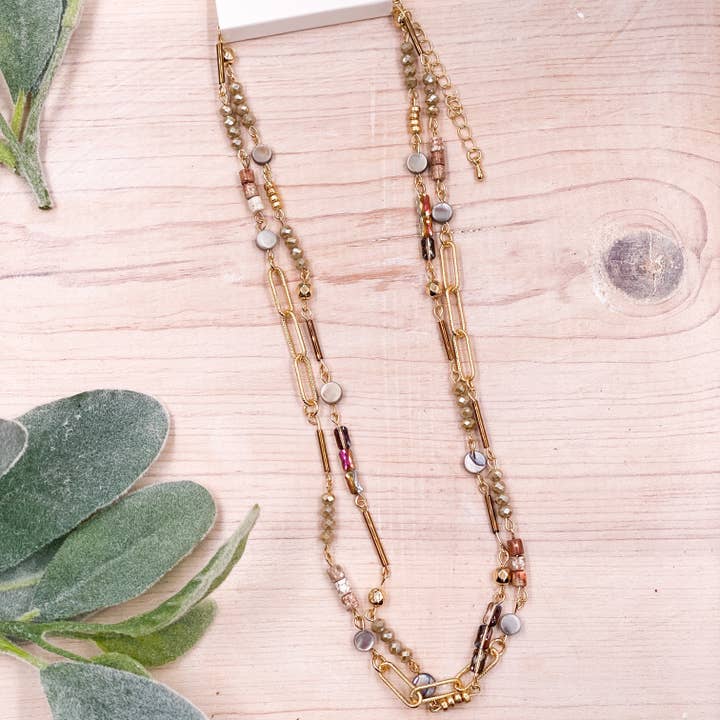 Willow Necklace - Topaz for wholesale by MM Designs