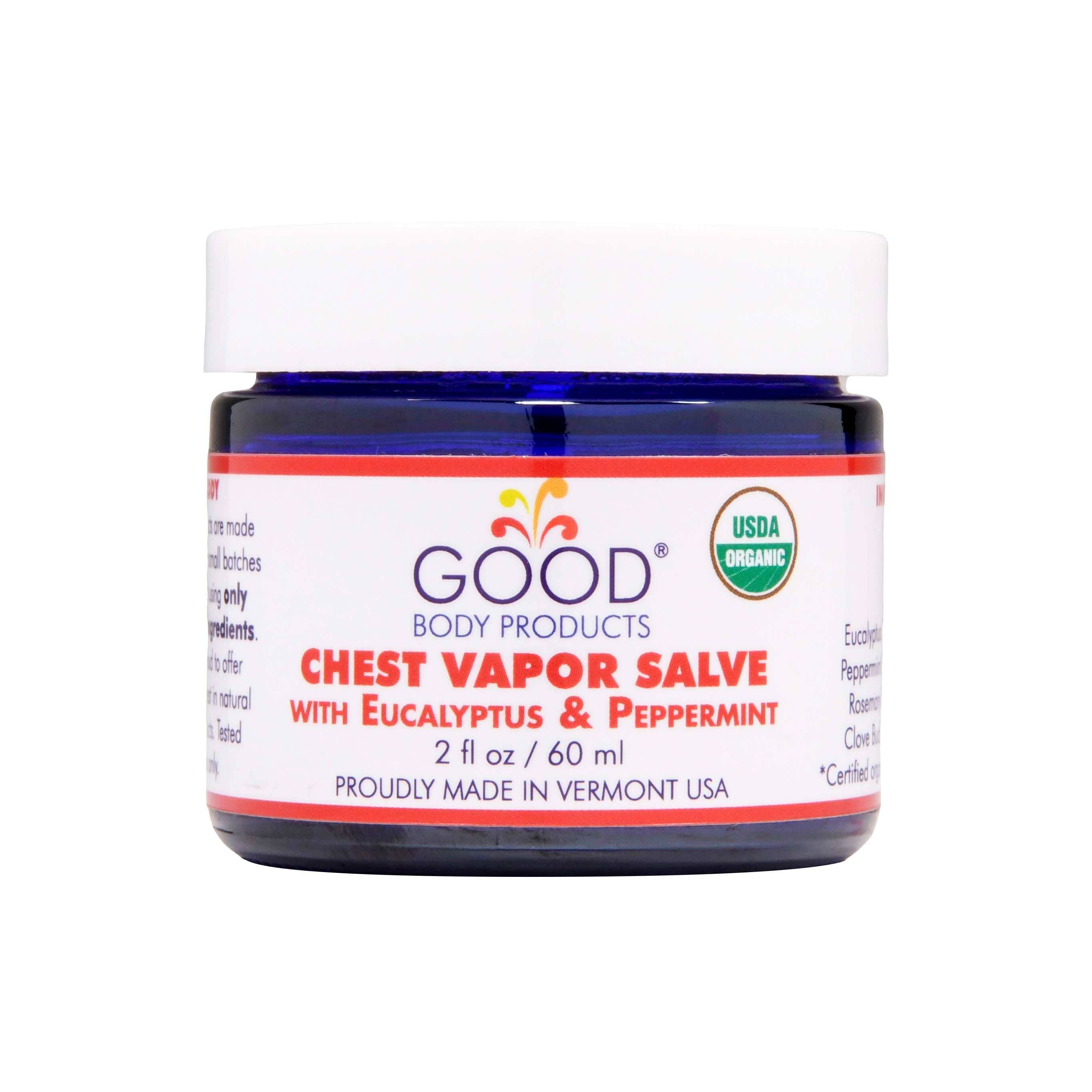 Good Body Products – Großhandel Heilsalbe/Balsam/Creme – Chest Vapor Salbe mit Eukalyptus & Pfefferminze