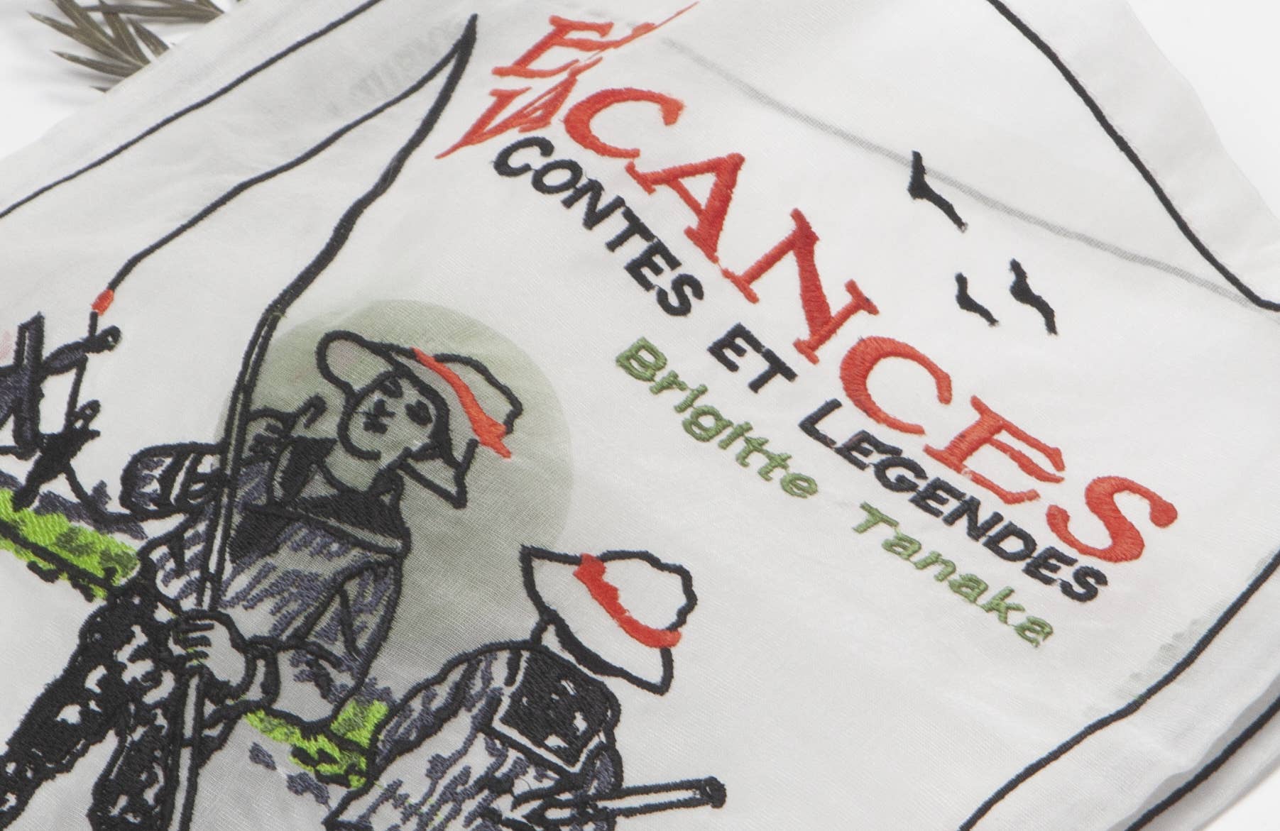 Brigitte Tanaka - Vente Tote bag – unisexe - Sac Organza Livre en Vacances1