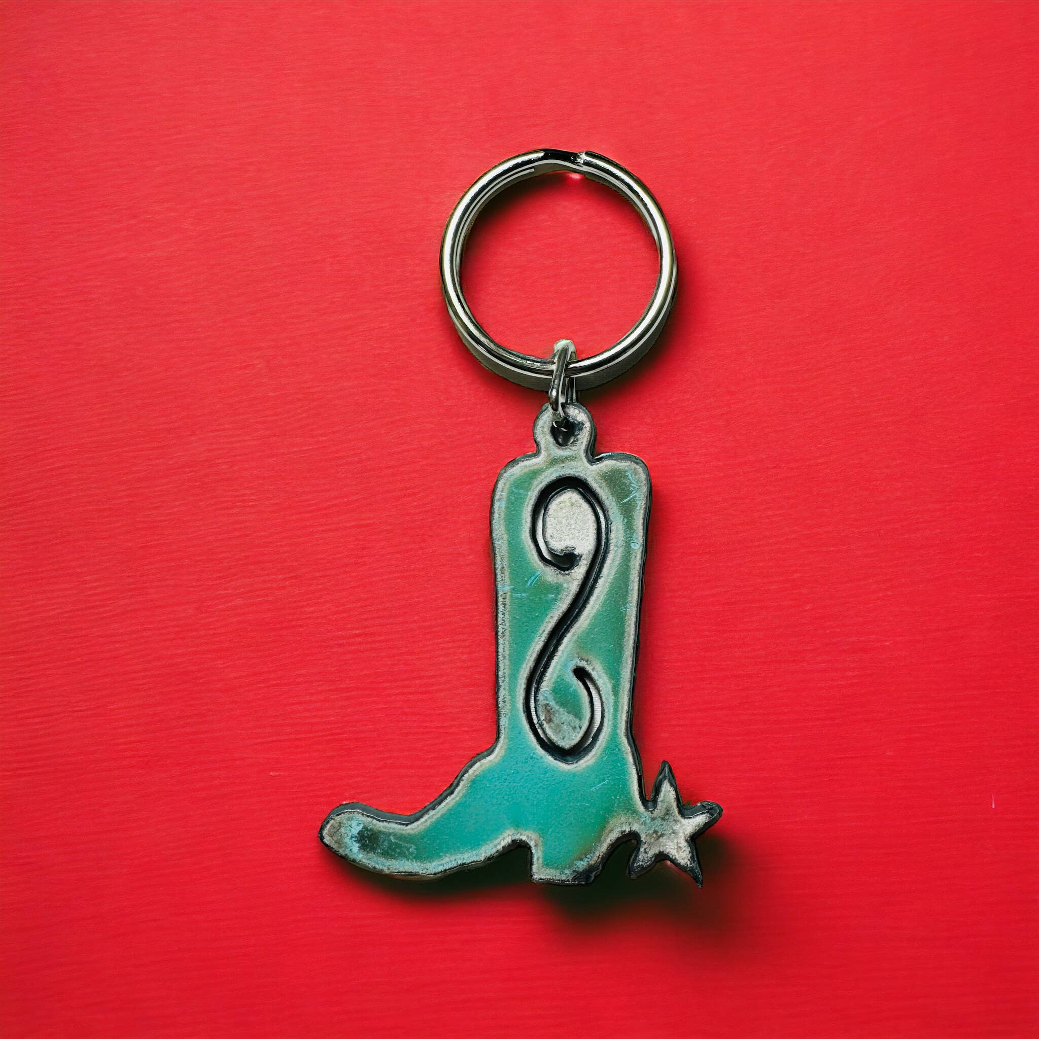 Iron Jewel - Wholesale Keychain - Unisex - Boot keychain Western keyring rodeo Texas Oklahoma Las Vegas2