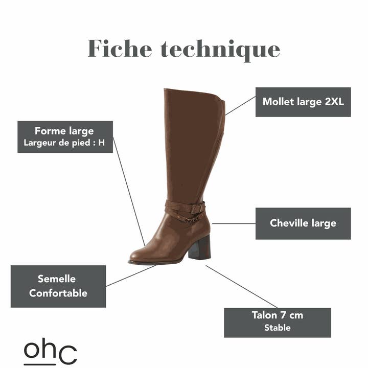 Gabylou - Wholesale Laarzen - Dames - 2XL laarzen voor brede kuiten - Model Lemon11